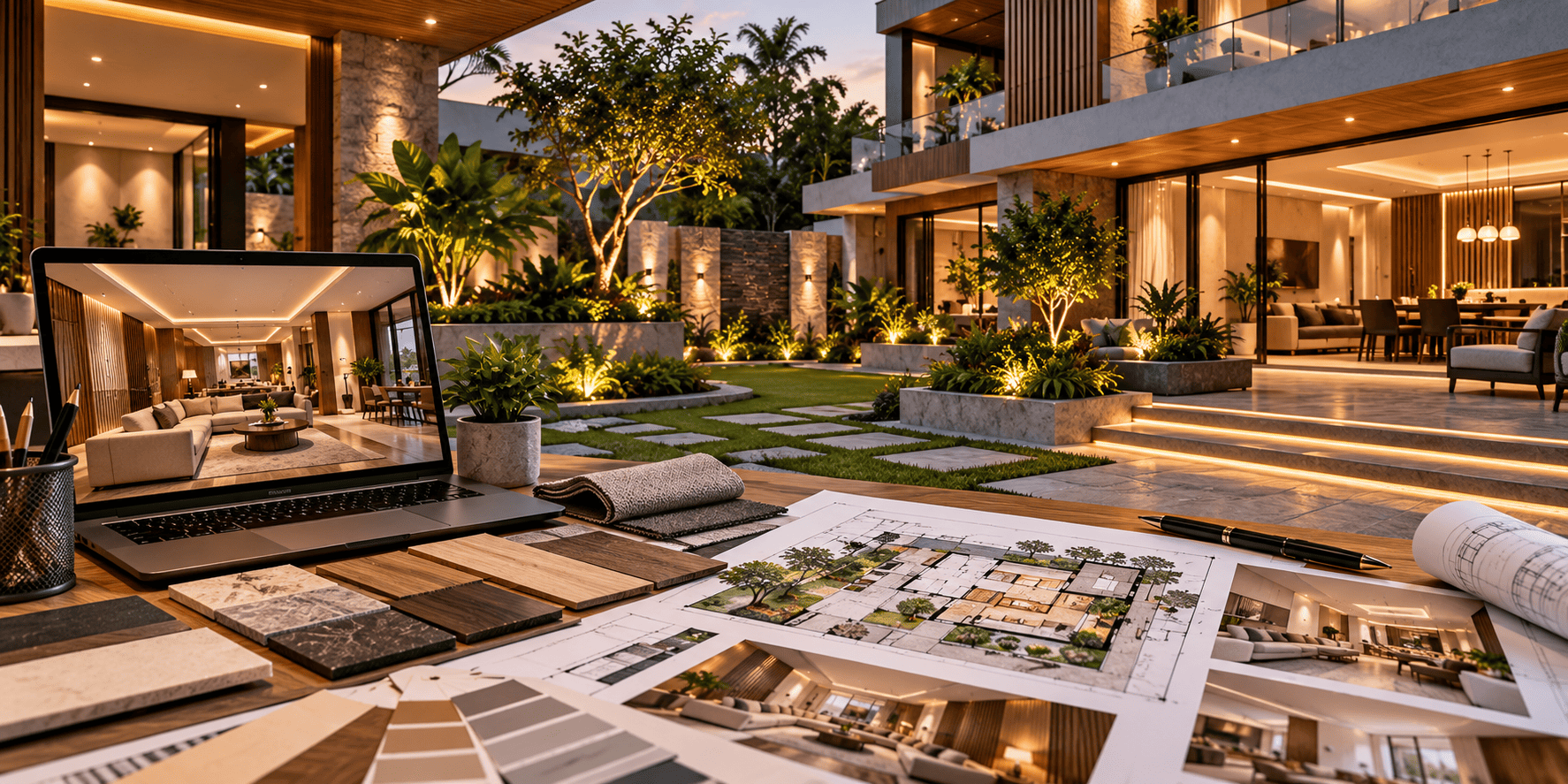 Interior and landscape design